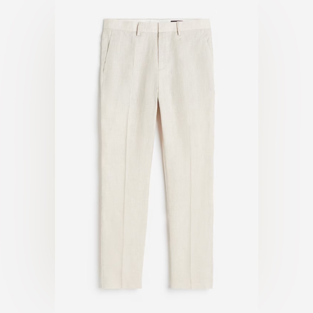 H&M Cream Chinos for Men